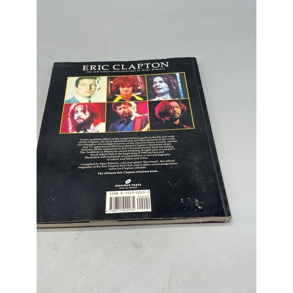 Eric Clapton paperback book documentary by Marc Roberty 1990 English READ - Picture 2 of 9
